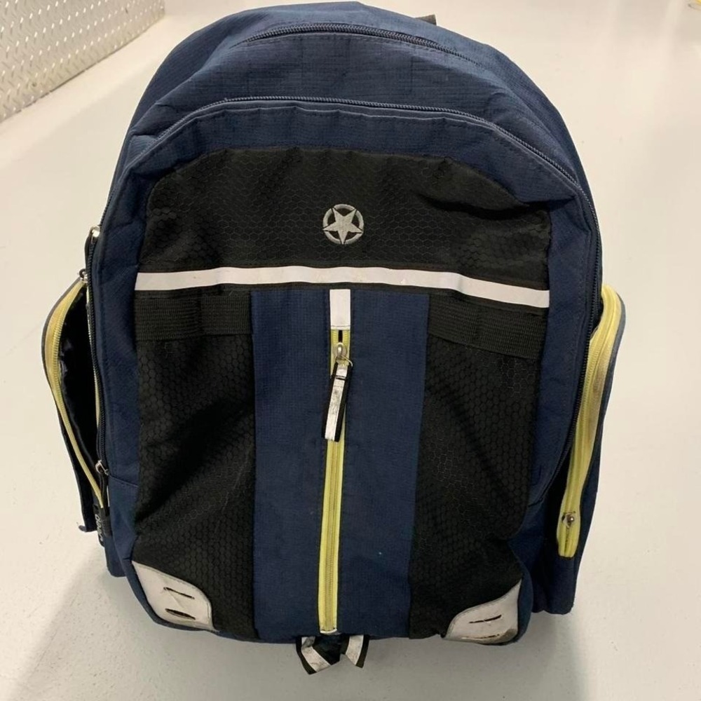 Vintage Jeep Navy Blue Backpack -